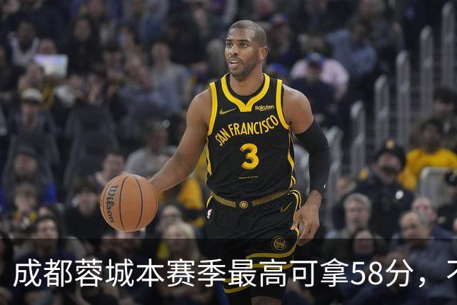 成都蓉城本赛季最高可拿58分，不及过去两年获得季军的积分